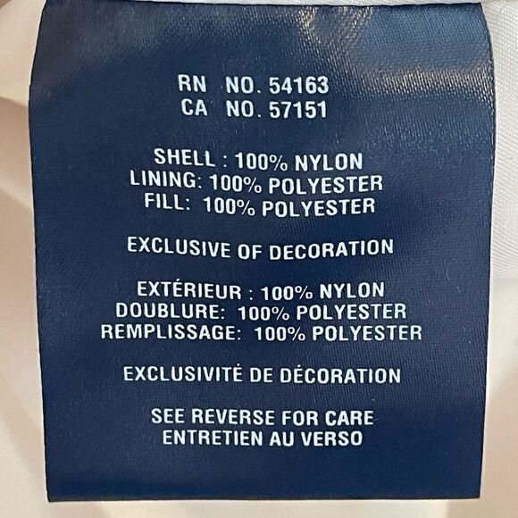 Cole Haan Signature quilted puffer jacket in cream XL. NWT - Picture 8 of 10